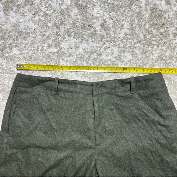 Ralph Lauren Wool Dark Green Flat Front Straight Leg Pants Size 8 - Picture 8 of 8